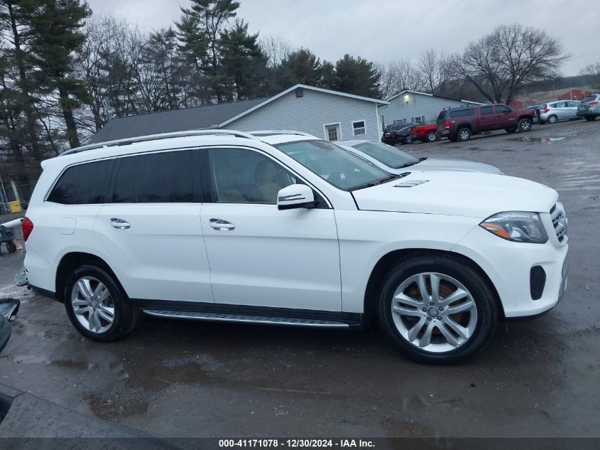 2017 Mercedes-Benz Gls 450 4Matic VIN: 4JGDF6EE6HA821354 Lot: 41171078