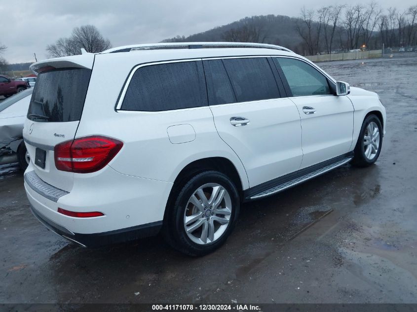 2017 Mercedes-Benz Gls 450 4Matic VIN: 4JGDF6EE6HA821354 Lot: 41171078