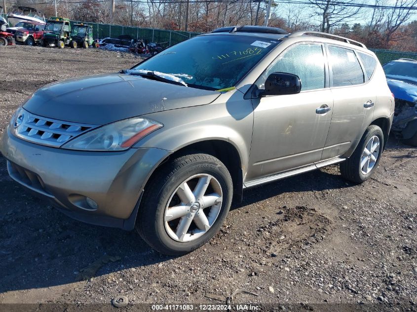 2004 Nissan Murano Se VIN: JN8AZ08W84W313968 Lot: 41171083