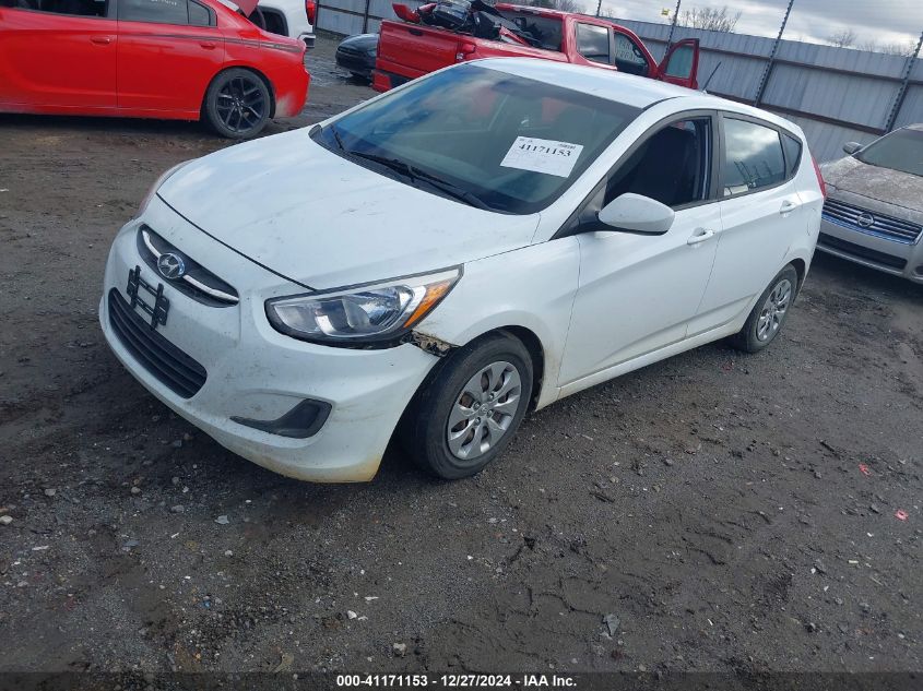 2016 Hyundai Accent Se VIN: KMHCT5AE9GU288773 Lot: 41171153