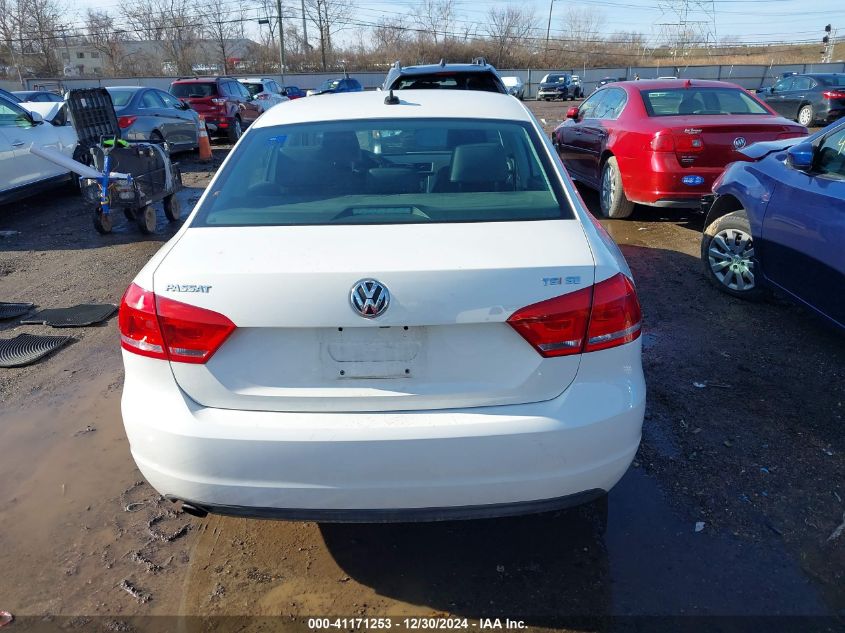 2014 Volkswagen Passat Se VIN: 1VWBT7A36EC105615 Lot: 41171253