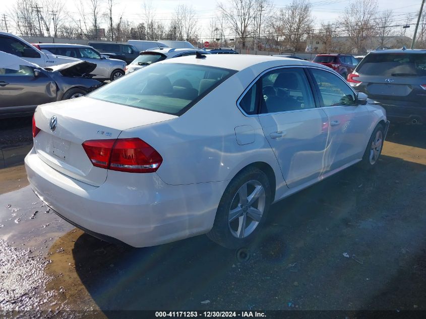 2014 Volkswagen Passat Se VIN: 1VWBT7A36EC105615 Lot: 41171253