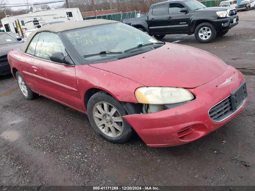 2002 Chrysler Sebring Gtc VIN: 1C3EL75R32N309940 Lot: 41171269