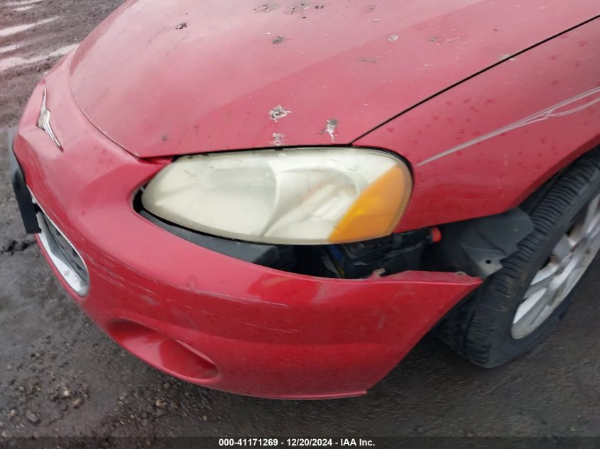 2002 Chrysler Sebring Gtc VIN: 1C3EL75R32N309940 Lot: 41171269