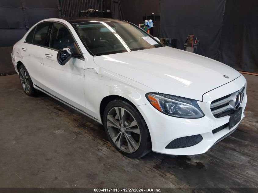 2016 Mercedes-Benz C 300 4Matic/Luxury 4Matic/Sport 4Matic VIN: 55SWF4KB7GU113856 Lot: 41171313