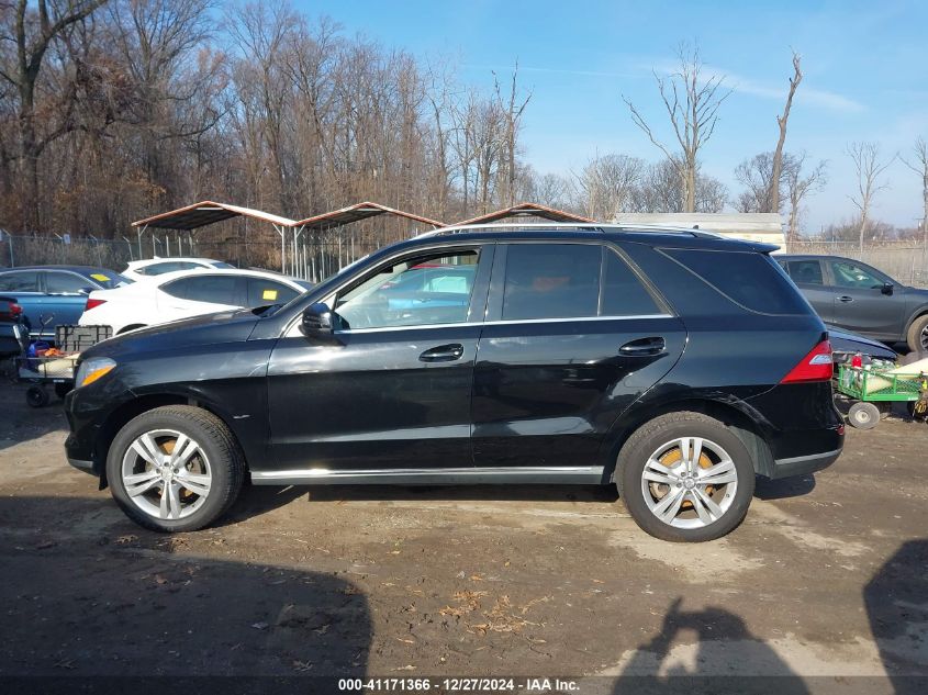 2014 Mercedes-Benz Ml 350 4Matic VIN: 4JGDA5HBXEA376610 Lot: 41171366