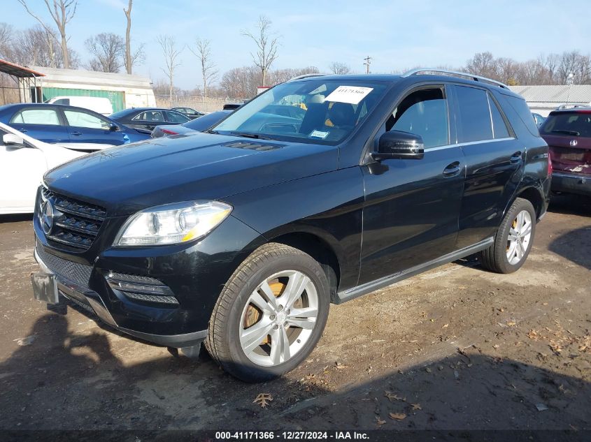 2014 Mercedes-Benz Ml 350 4Matic VIN: 4JGDA5HBXEA376610 Lot: 41171366