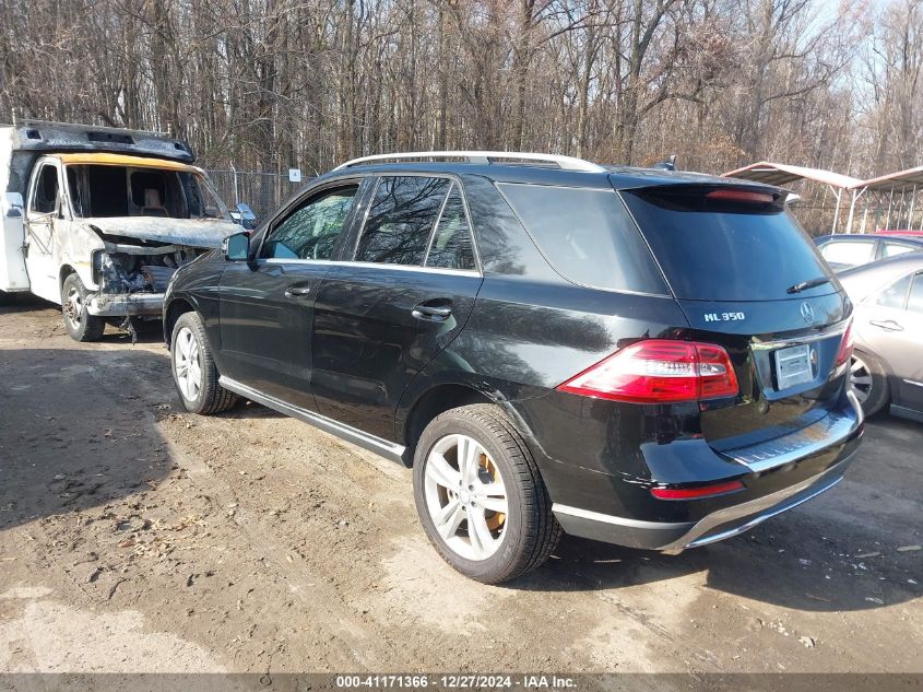 2014 Mercedes-Benz Ml 350 4Matic VIN: 4JGDA5HBXEA376610 Lot: 41171366