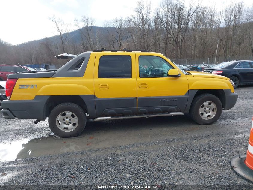 2003 Chevrolet Avalanche 1500 K1500 VIN: 3GNEK13TX3G217980 Lot: 41171412