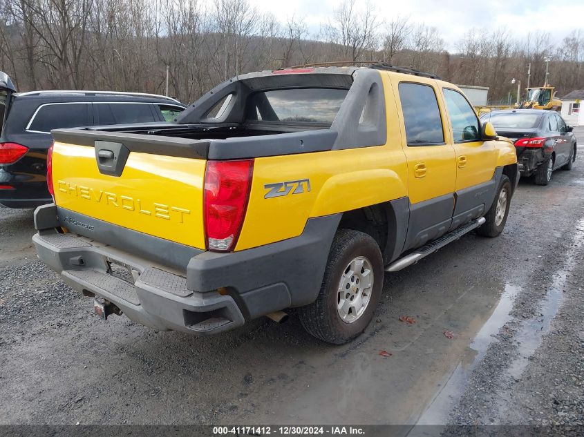 2003 Chevrolet Avalanche 1500 K1500 VIN: 3GNEK13TX3G217980 Lot: 41171412