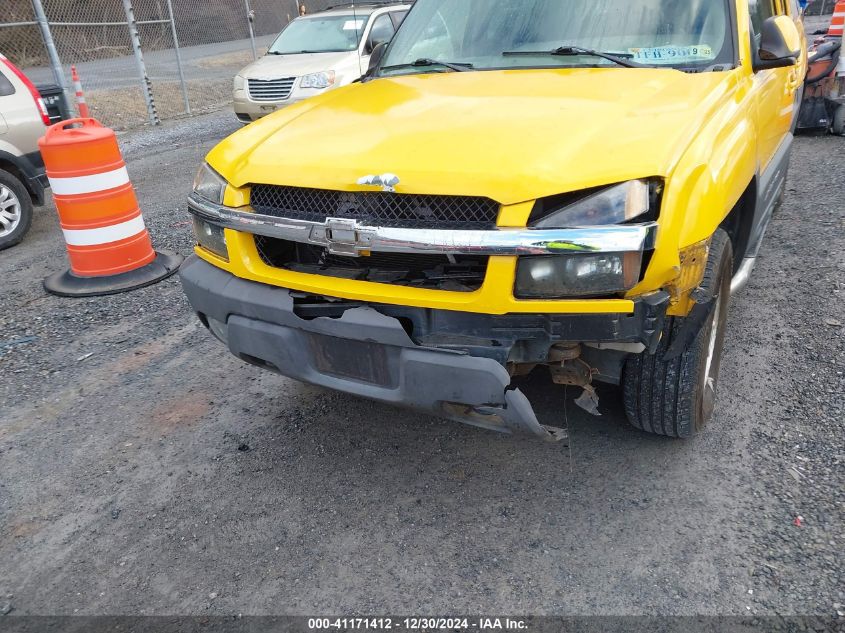 2003 Chevrolet Avalanche 1500 K1500 VIN: 3GNEK13TX3G217980 Lot: 41171412