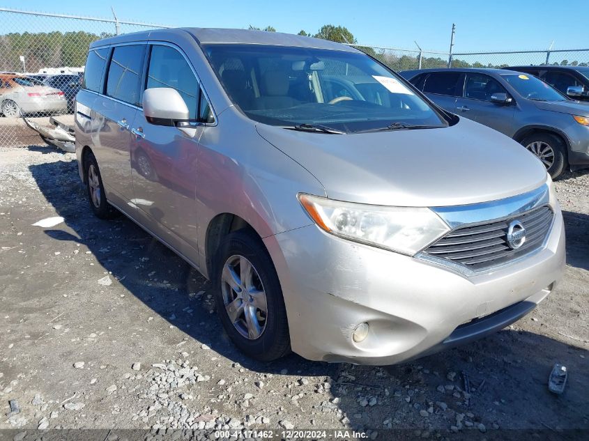 2011 Nissan Quest Sv VIN: JN8AE2KPXB9000814 Lot: 41171462