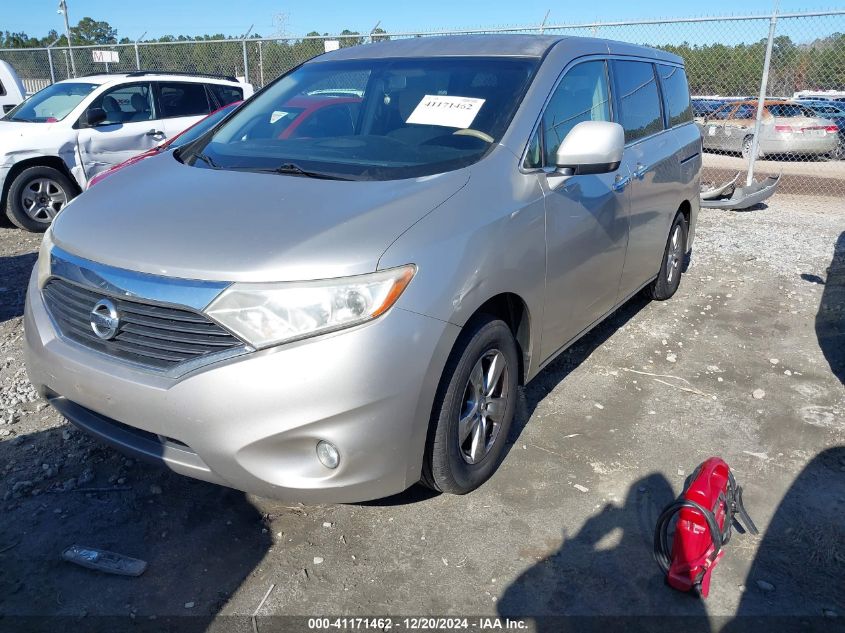 2011 Nissan Quest Sv VIN: JN8AE2KPXB9000814 Lot: 41171462