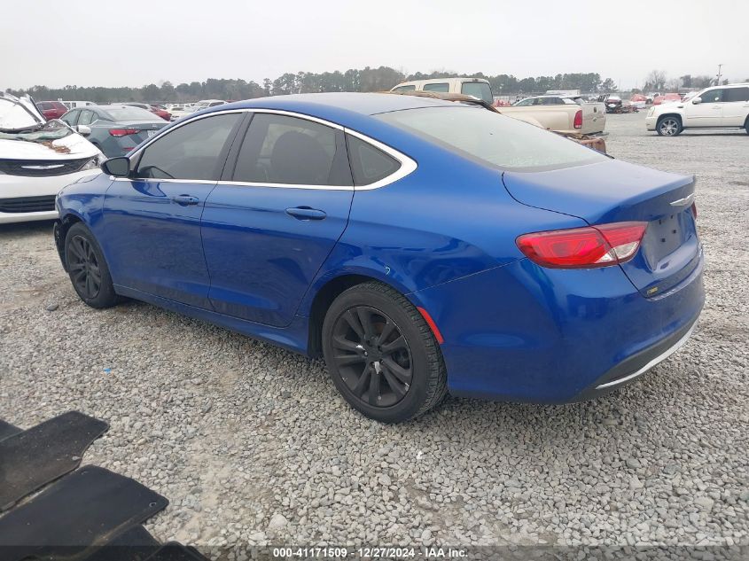 2016 Chrysler 200 Limited VIN: 1C3CCCABXGN183706 Lot: 41171509