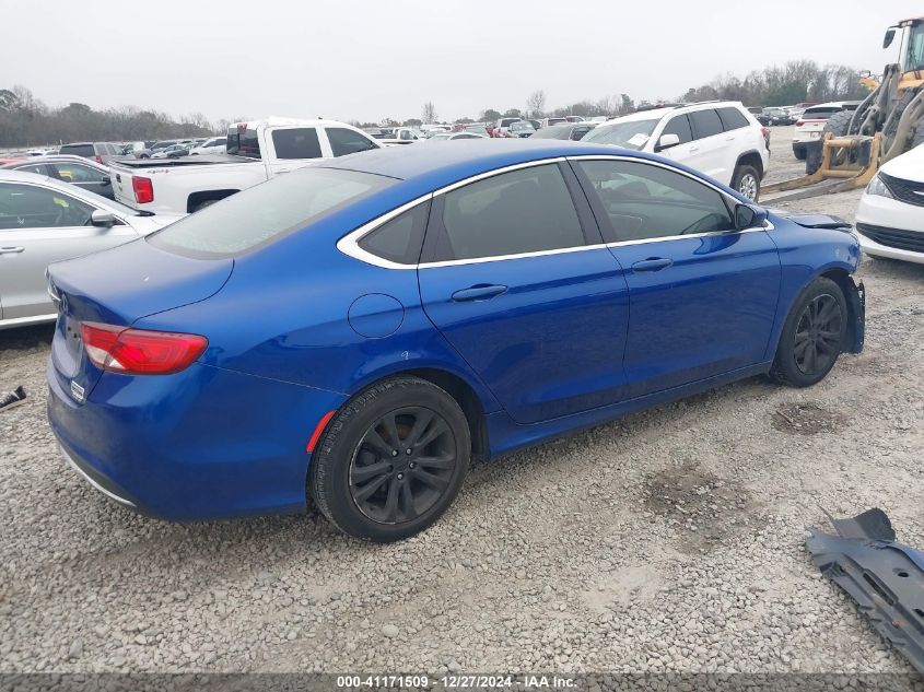 2016 Chrysler 200 Limited VIN: 1C3CCCABXGN183706 Lot: 41171509