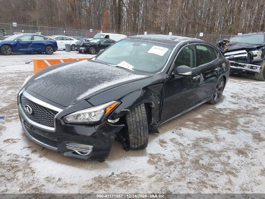 2016 Infiniti Q70L 3.7X VIN: JN1BY1PR3GM720331 Lot: 41171557