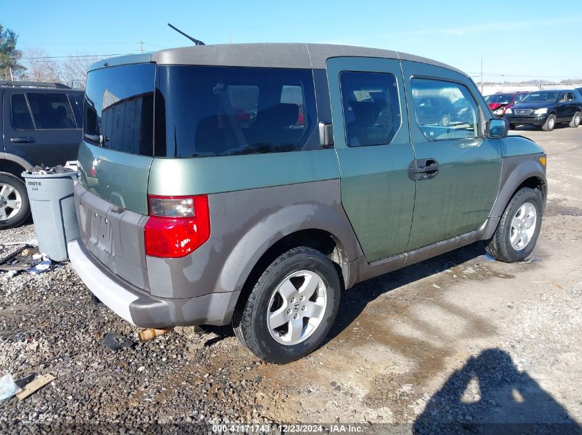 2004 Honda Element Ex VIN: 5J6YH17644L010489 Lot: 41171743