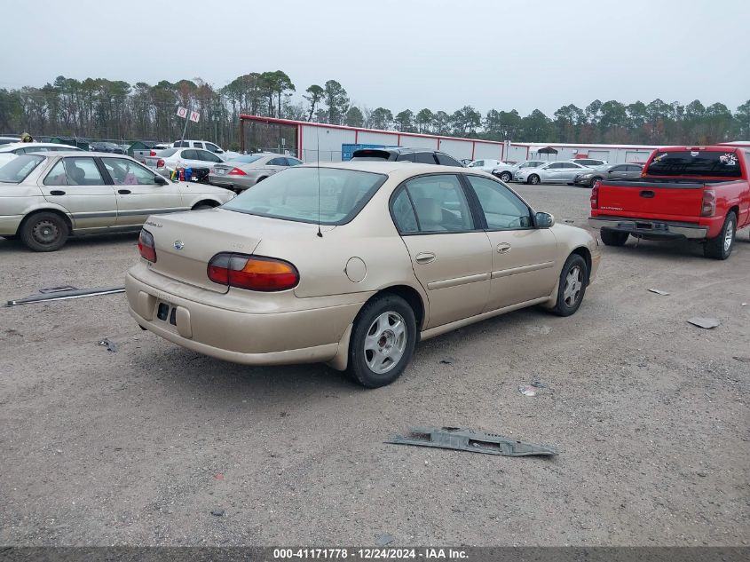 2001 Chevrolet Malibu Ls VIN: 1G1NE52J816168194 Lot: 41171778