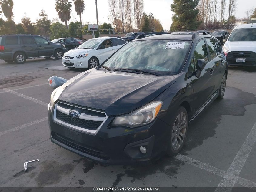 2014 Subaru Impreza 2.0I Sport Premium VIN: JF1GPAL63E8245535 Lot: 41171825