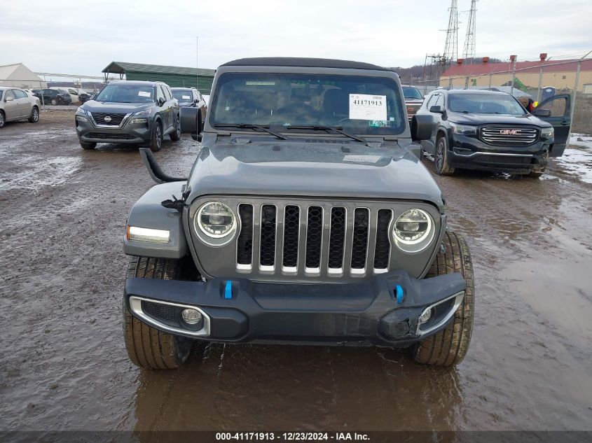 2022 Jeep Wrangler 4Xe Unlimited Sahara 4X4 VIN: 1C4JJXP60NW129042 Lot: 41171913