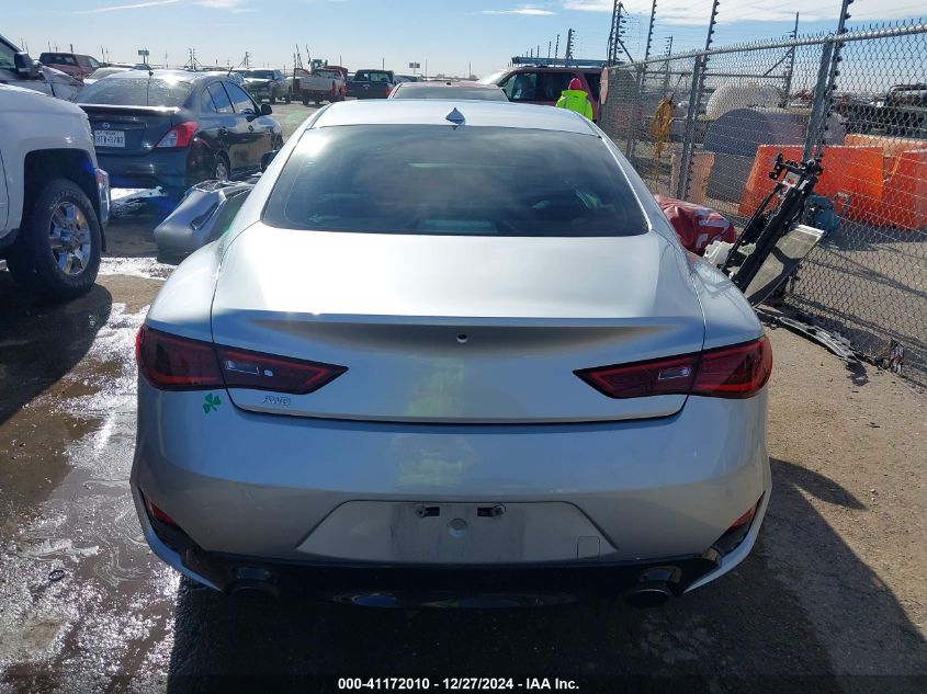 2018 Infiniti Q60 3.0T Luxe VIN: JN1EV7EL1JM392289 Lot: 41172010