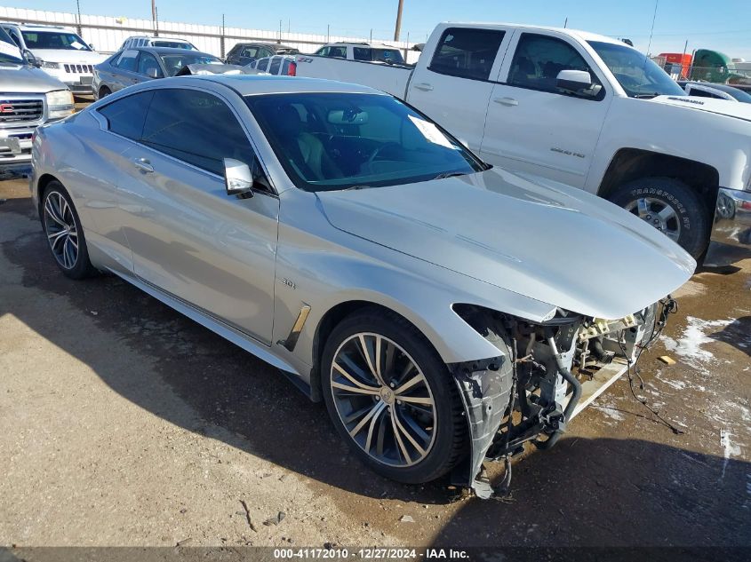 2018 Infiniti Q60 3.0T Luxe VIN: JN1EV7EL1JM392289 Lot: 41172010