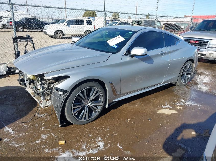 2018 Infiniti Q60 3.0T Luxe VIN: JN1EV7EL1JM392289 Lot: 41172010