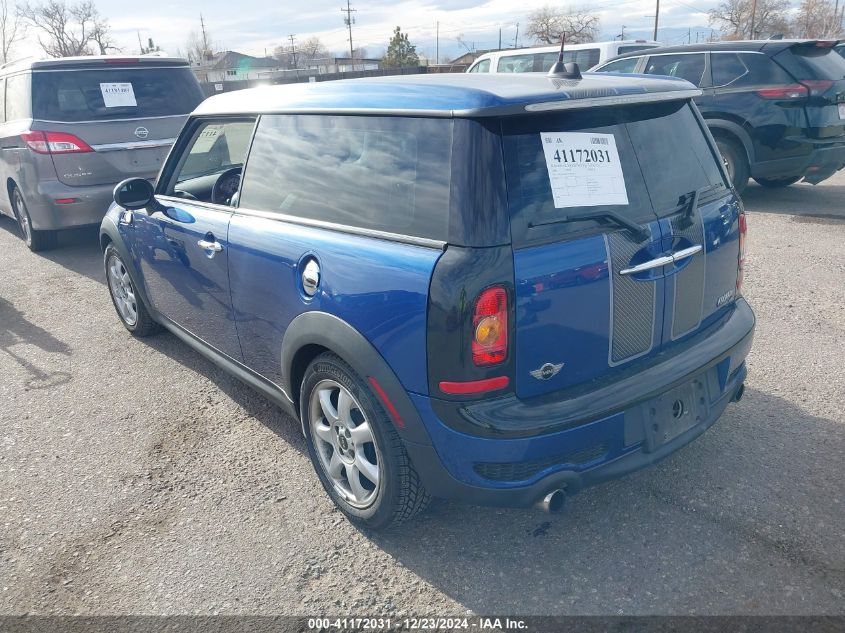 2008 Mini Cooper S Clubman VIN: WMWMM33568TP70533 Lot: 41172031