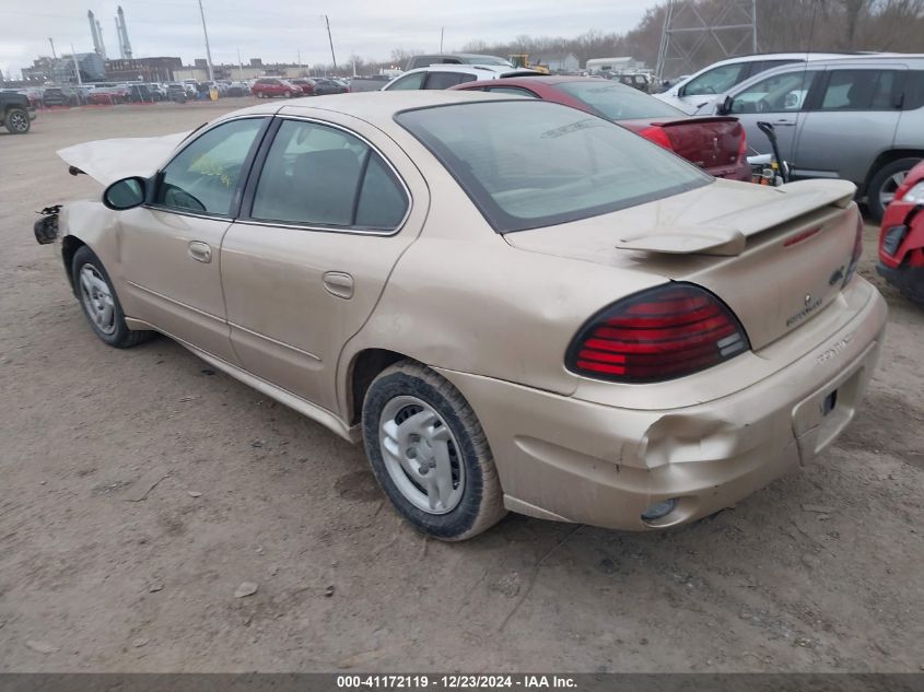 2003 Pontiac Grand Am Se1 VIN: 1G2NF52E83M514934 Lot: 41172119