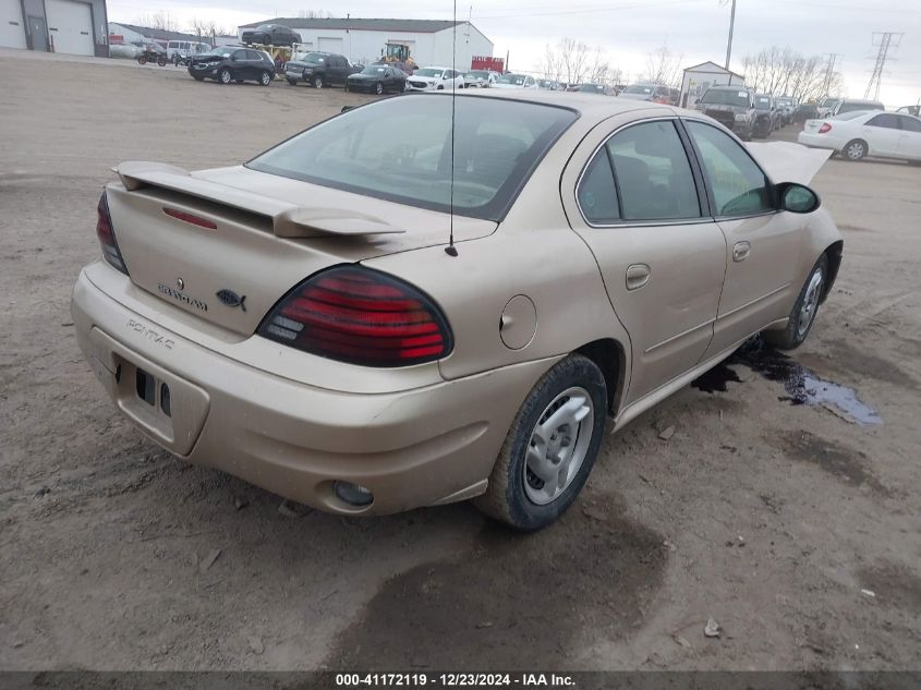 2003 Pontiac Grand Am Se1 VIN: 1G2NF52E83M514934 Lot: 41172119