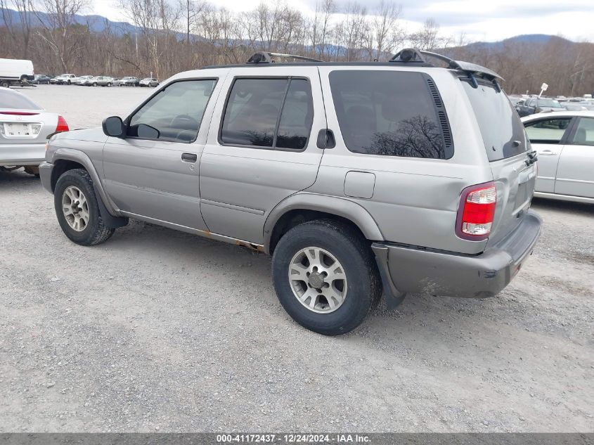 2001 Nissan Pathfinder Se VIN: JN8DR09Y31W578113 Lot: 41172437