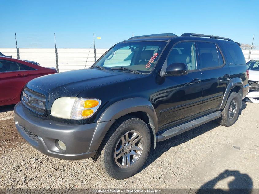 2004 Toyota Sequoia Sr5 V8 VIN: 5TDZT34A64S209877 Lot: 41172468