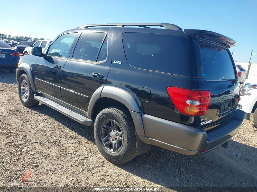 2004 Toyota Sequoia Sr5 V8 VIN: 5TDZT34A64S209877 Lot: 41172468