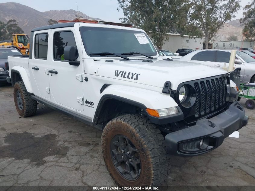 2021 Jeep Gladiator Willys Sport 4X4 VIN: 1C6HJTAG6ML619730 Lot: 41172494