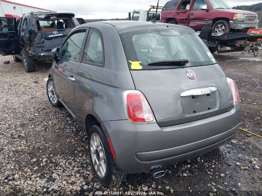 2012 Fiat 500 Pop VIN: 3C3CFFAR8CT336079 Lot: 41172551