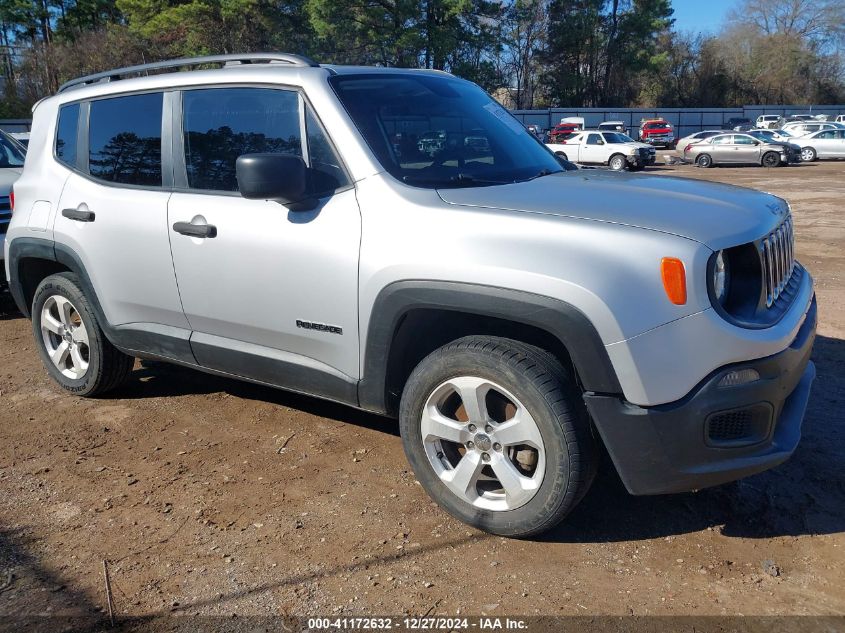 2018 Jeep Renegade Sport 4X4 VIN: ZACCJBAB6JPH60564 Lot: 41172632