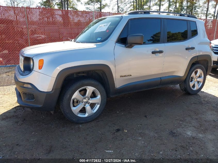 2018 Jeep Renegade Sport 4X4 VIN: ZACCJBAB6JPH60564 Lot: 41172632