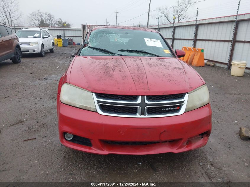 2013 Dodge Avenger Sxt VIN: 1C3CDZCG8DN525027 Lot: 41172691