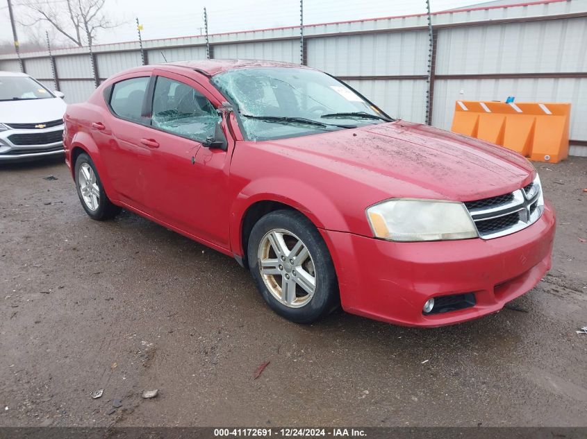 2013 Dodge Avenger Sxt VIN: 1C3CDZCG8DN525027 Lot: 41172691