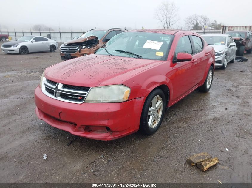 2013 Dodge Avenger Sxt VIN: 1C3CDZCG8DN525027 Lot: 41172691