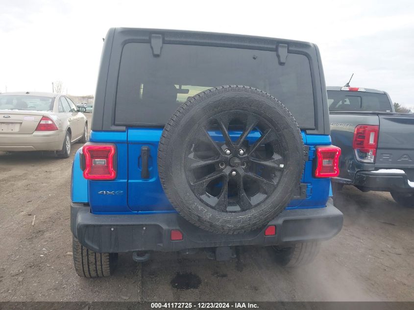 2021 Jeep Wrangler 4Xe Unlimited Sahara 4X4 VIN: 1C4JJXP67MW787309 Lot: 41172725