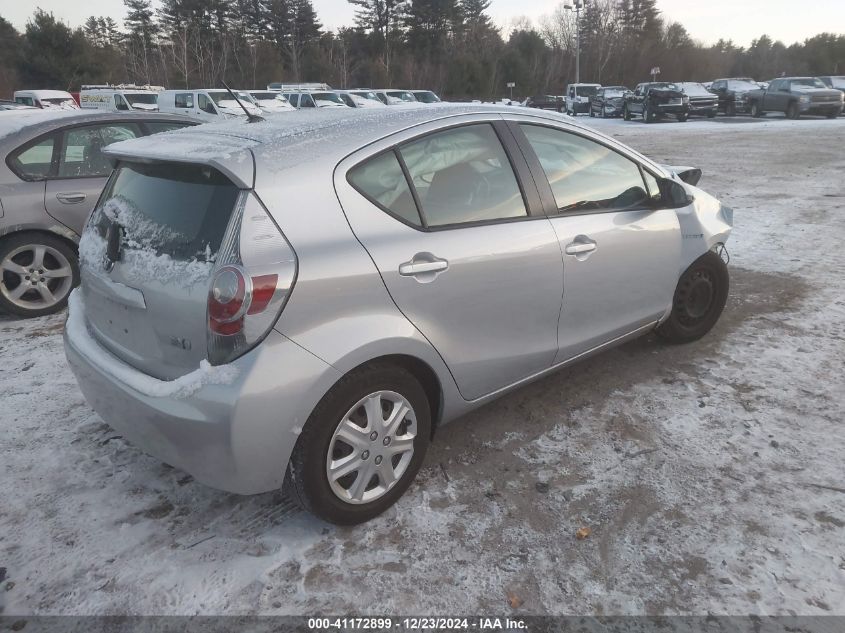 2013 Toyota Prius C Two VIN: JTDKDTB36D1044459 Lot: 41172899