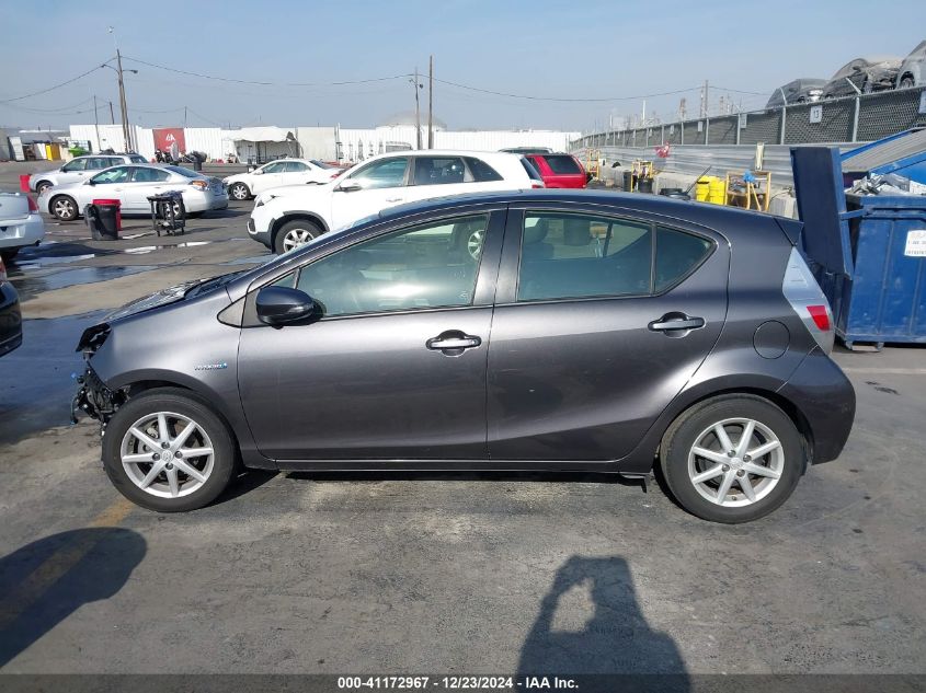 2014 Toyota Prius C Three VIN: JTDKDTB33E1076576 Lot: 41172967