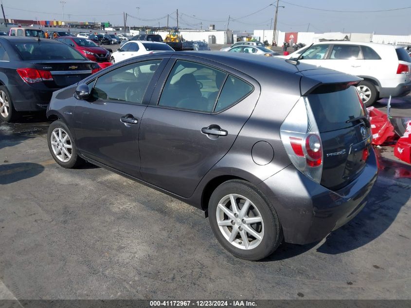 2014 Toyota Prius C Three VIN: JTDKDTB33E1076576 Lot: 41172967