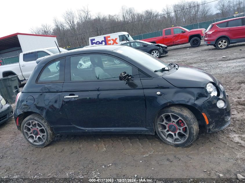 2015 Fiat 500 Sport VIN: 3C3CFFBRXFT550168 Lot: 41173083