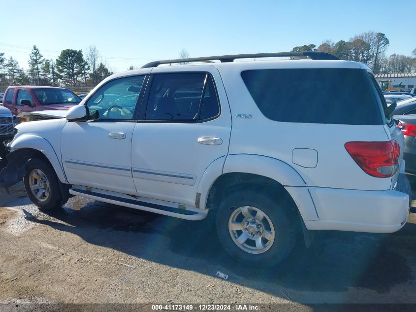 2005 Toyota Sequoia Sr5 V8 VIN: 5TDZT34A85S255793 Lot: 41173149