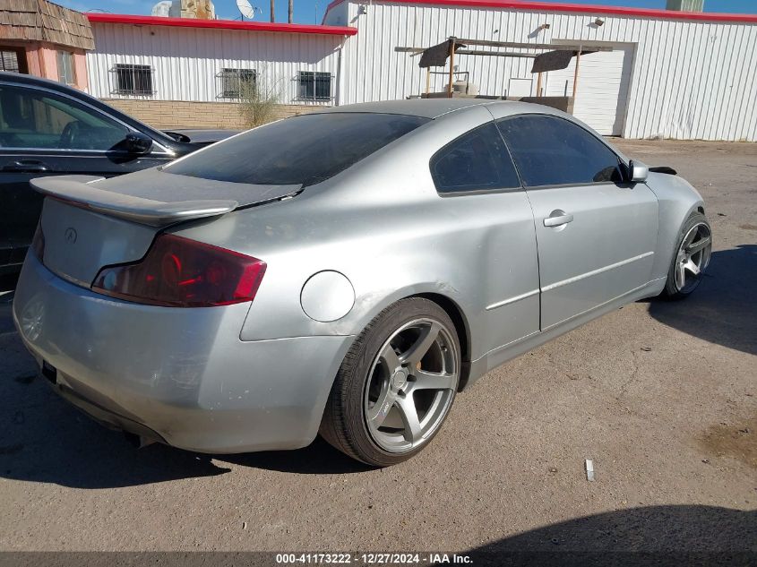 2003 Infiniti G35 Base W/6 Speed Manual VIN: JNKCV54E13M209499 Lot: 41173222