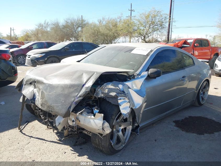 2003 Infiniti G35 Base W/6 Speed Manual VIN: JNKCV54E13M209499 Lot: 41173222