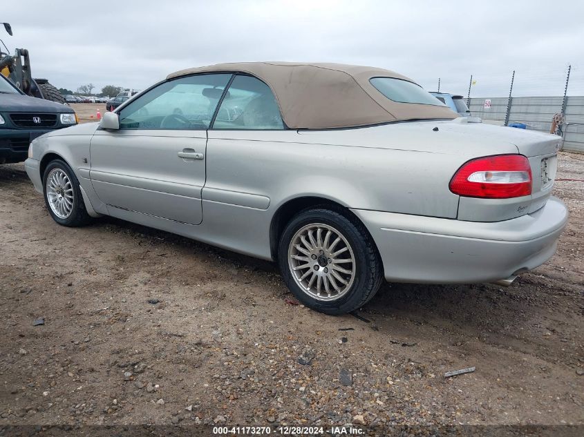 2003 Volvo C70 Lt VIN: YV1NC63D23J036943 Lot: 41173270