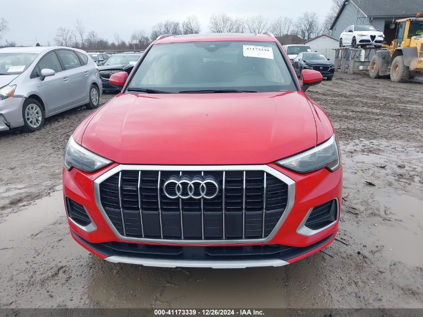 2020 Audi Q3 Premium 45 Tfsi Quattro Tiptronic VIN: WA1AECF32L1108010 Lot: 41173339